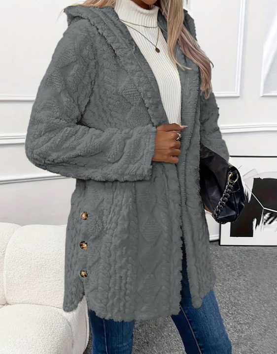 Chateau Elise™   | Plush Hooded Cardigan