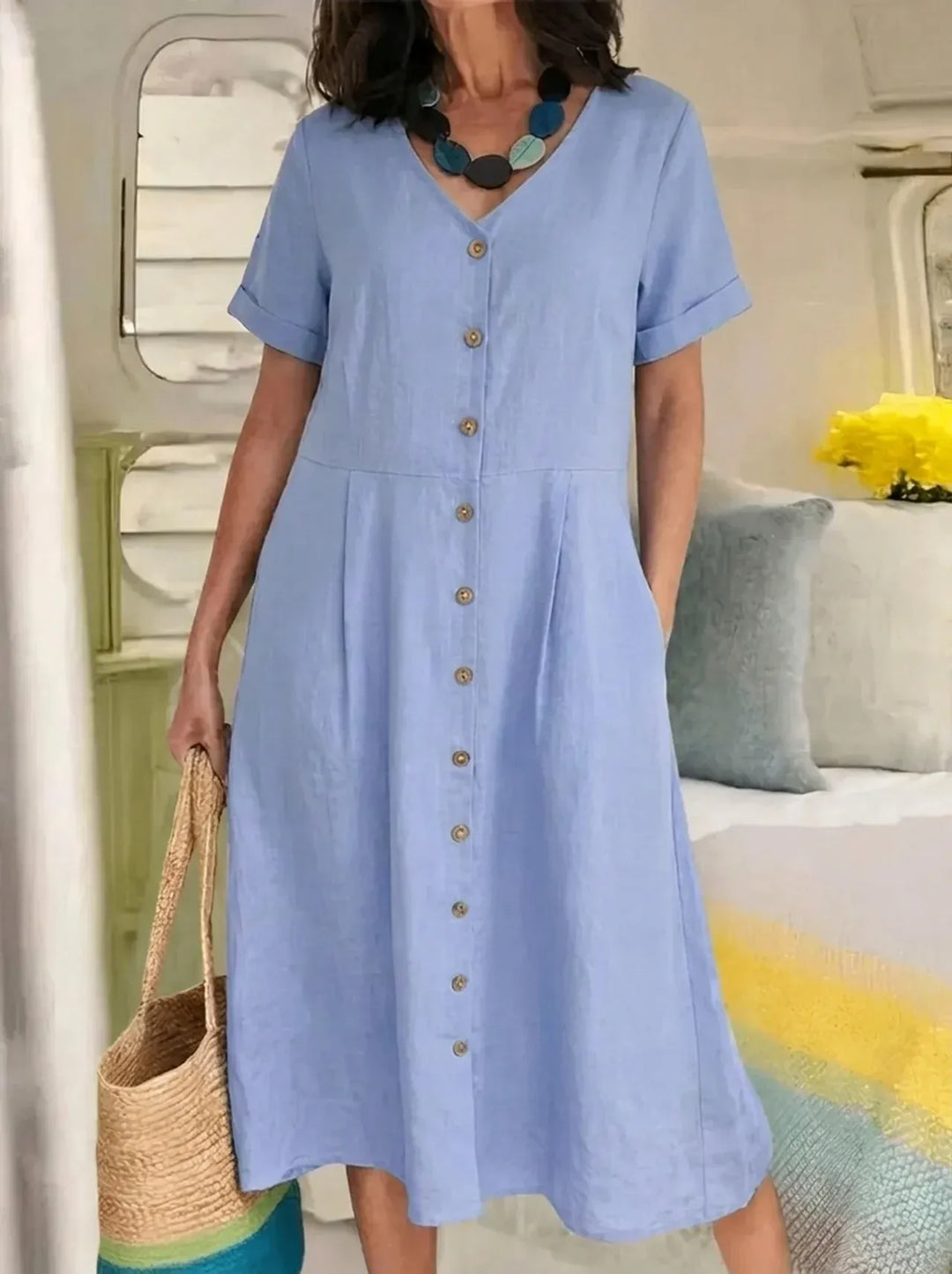 Briar - Effortless Button Dress