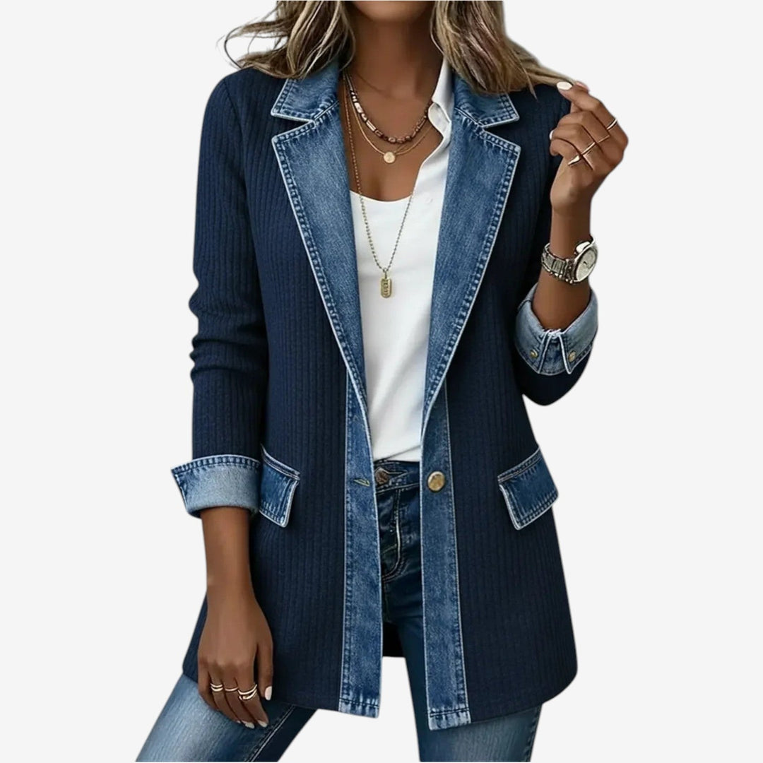 Emilia™  |  Mixed Denim Jacket