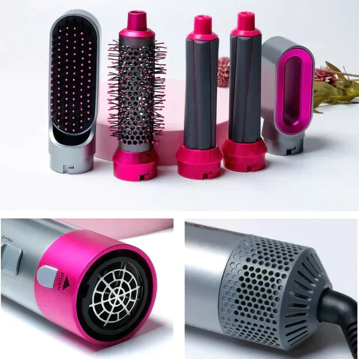 HaarglanzPro™ 5-in-1 Hair Styler for Flawless Shine