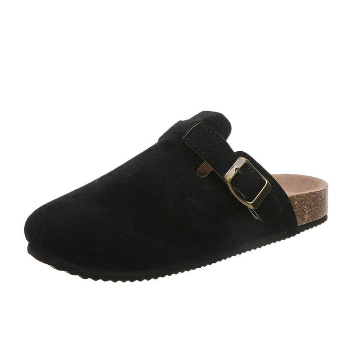 Men's Slippers with Buckle and Anatomical Footbed
