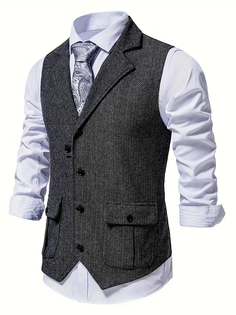 Herringbone Blazer for Men