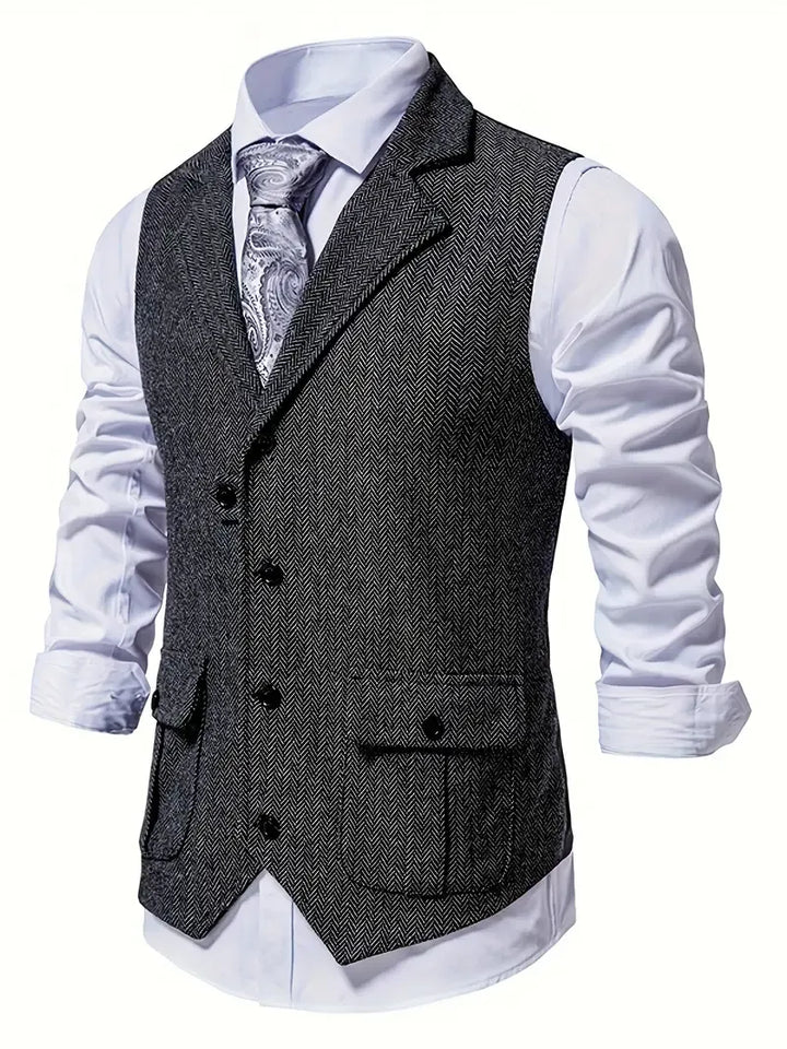 Herringbone Blazer for Men