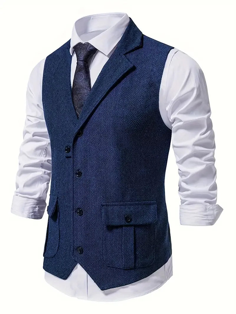 Herringbone Blazer for Men