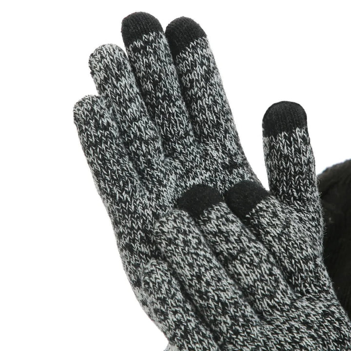 Knitted Beanie, Scarf, and Gloves Set for Men