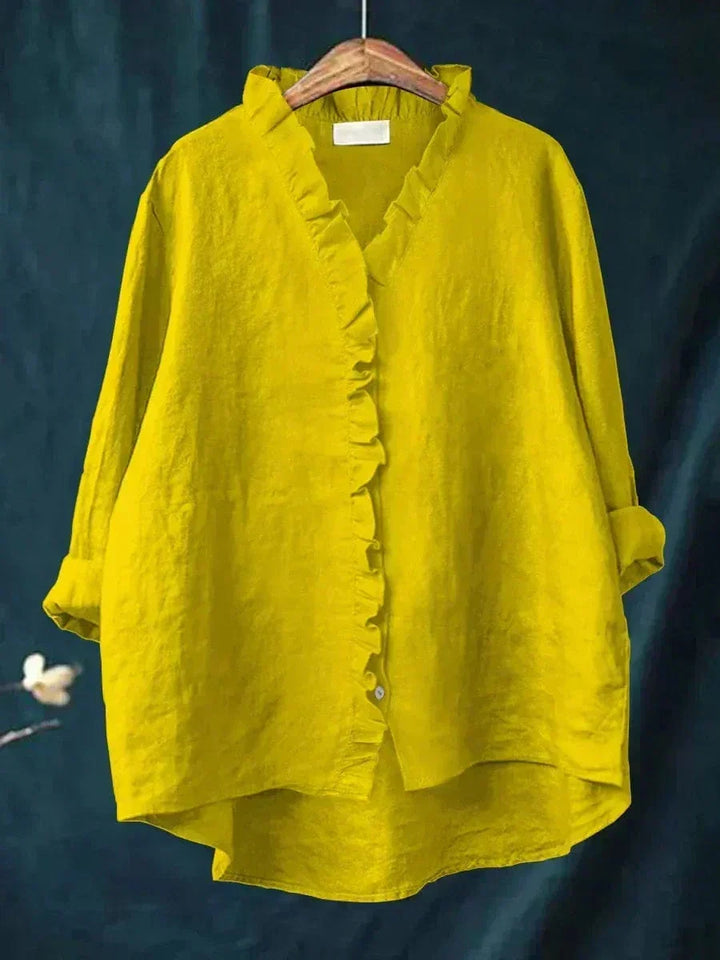 Ava Elegant Breezy Summer Blouse - Elena Harper