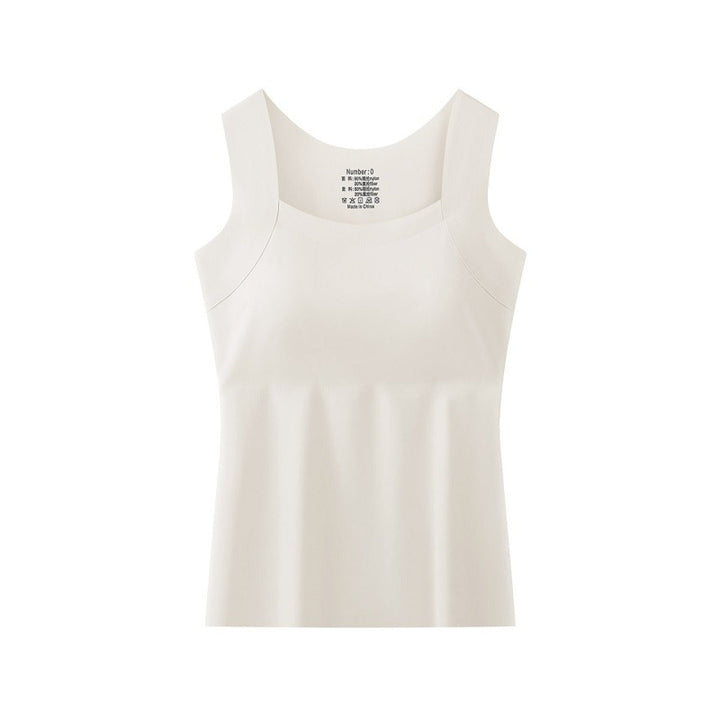 Ladies Tank Top with Built-in Bra - Soft and Comfortable Basic