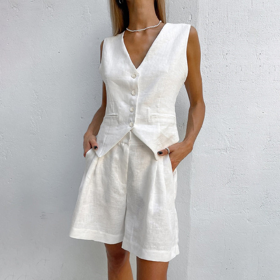 Ladies Slim Fit Set – Casual for Daily Use, Suitable for Spring and Summer