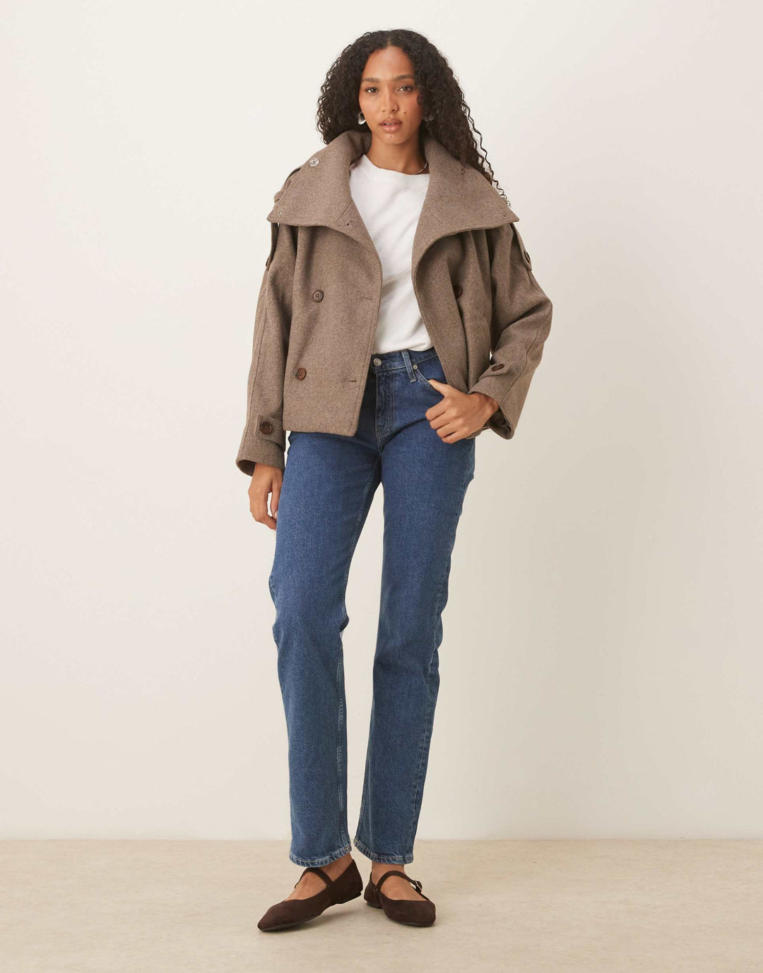 Rimi Citylight Cropped Trench Coat - Elena Harper