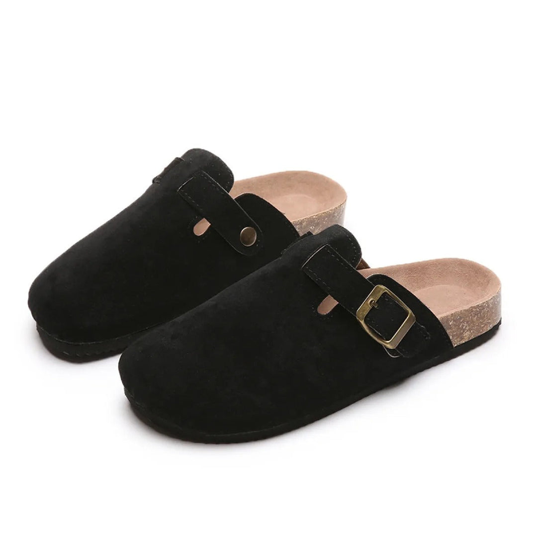 Men's Slippers with Buckle and Anatomical Footbed