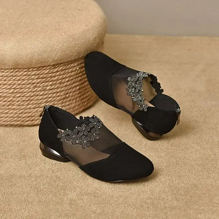 Luna Elegant High Heels, Airy Mesh Sole, Soft Comfort., view 6 - Elena Harper