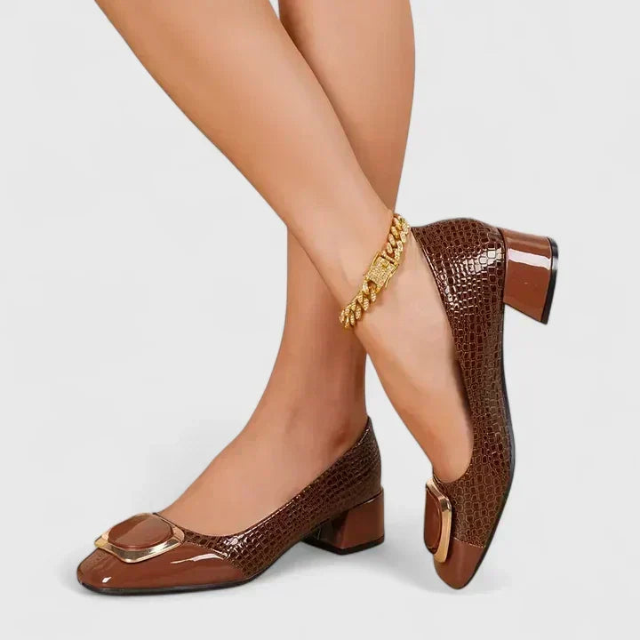 Women's Block Heel Closed Toe Loafers for Everyday Elegance