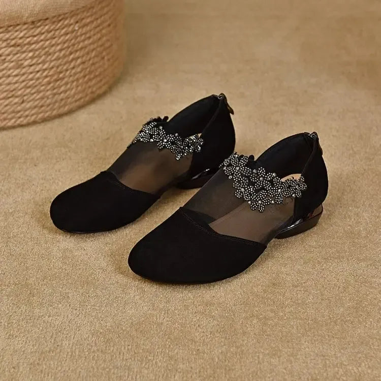 Luna Elegant High Heels, Airy Mesh Sole, Soft Comfort., view 2 - Elena Harper