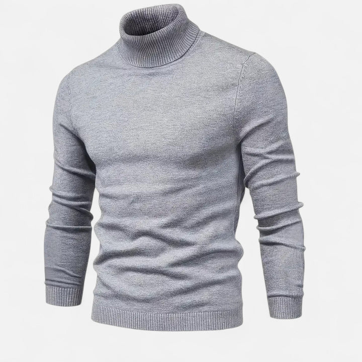 Men's High-Neck Sweater for Effortless Winter Style & Comfort