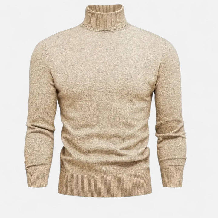 Men's High-Neck Sweater for Effortless Winter Style & Comfort