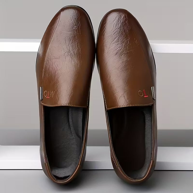 JASON – CLASSIC SLIP-ON LEATHER LOAFERS