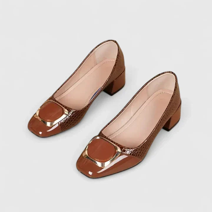 Women's Block Heel Closed Toe Loafers for Everyday Elegance