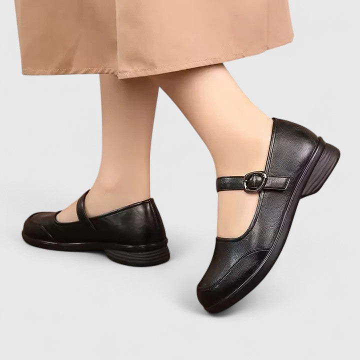 Raisa | Classic Spring Shoes with Buckle and Low Heel for Women