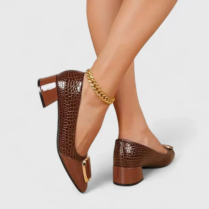 Women's Block Heel Closed Toe Loafers for Everyday Elegance