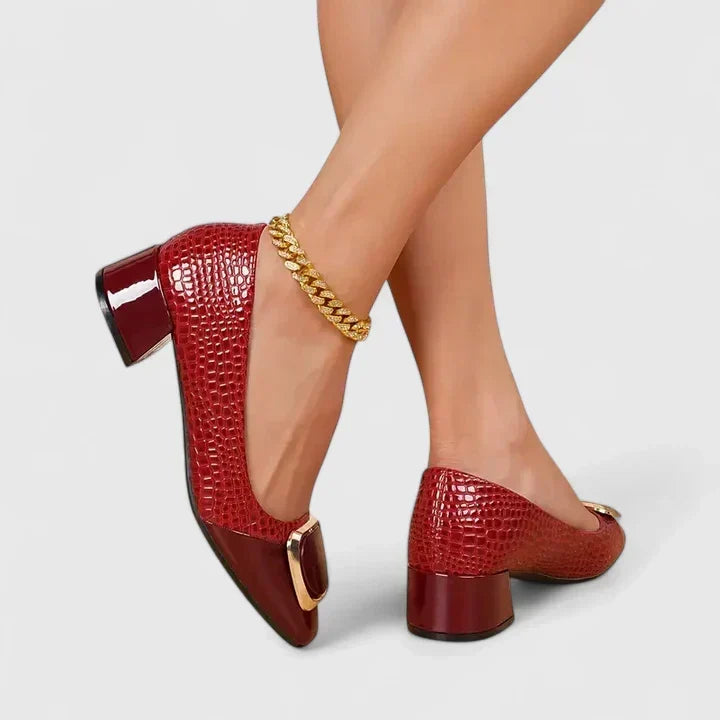 Women's Block Heel Closed Toe Loafers for Everyday Elegance