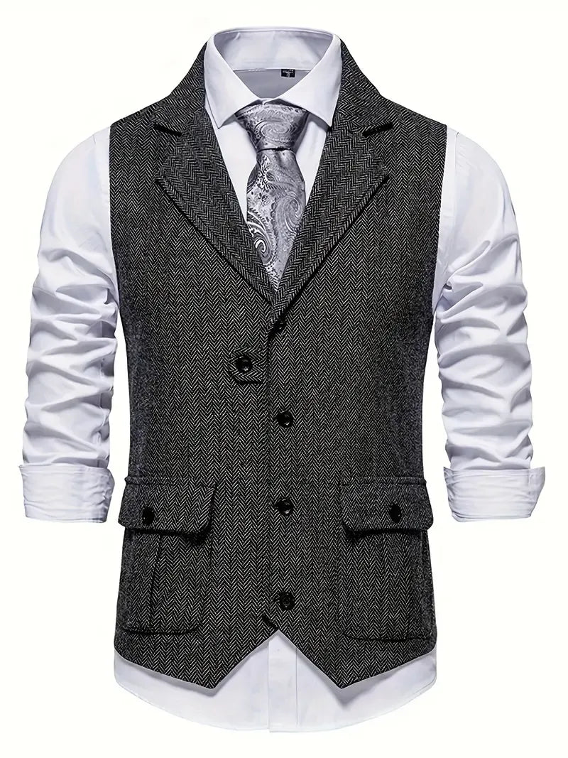 Herringbone Blazer for Men