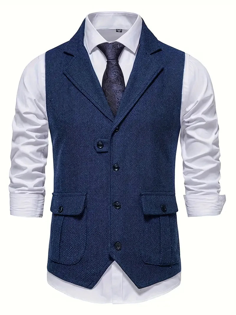 Herringbone Blazer for Men
