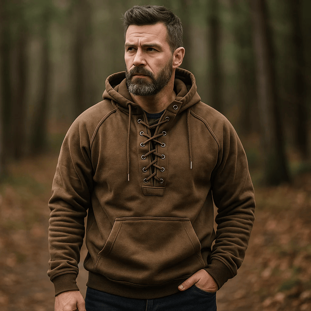 LAURENT MONACO | LACE HOODIE FOR MEN