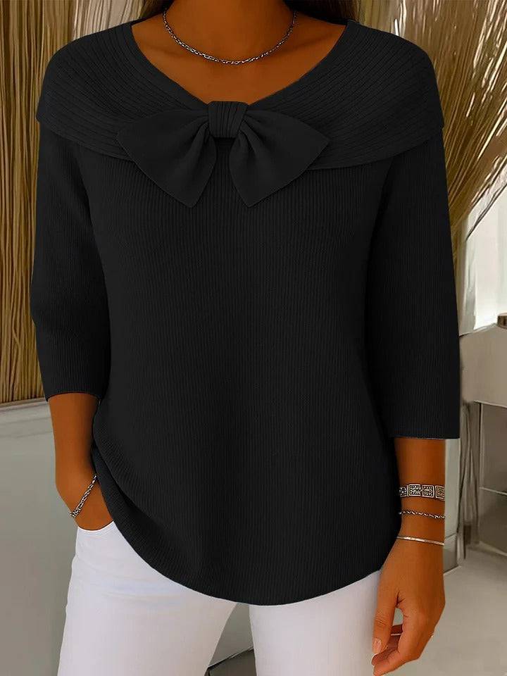 Emma & Rose sophisticated knit pullover — women's knitwear