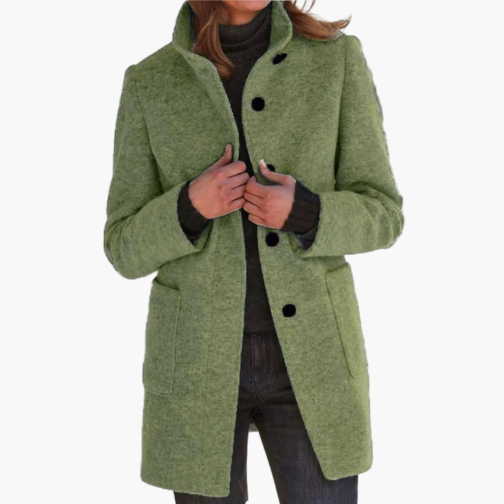 Mira™ | Elegant Classic Coat with Buttons