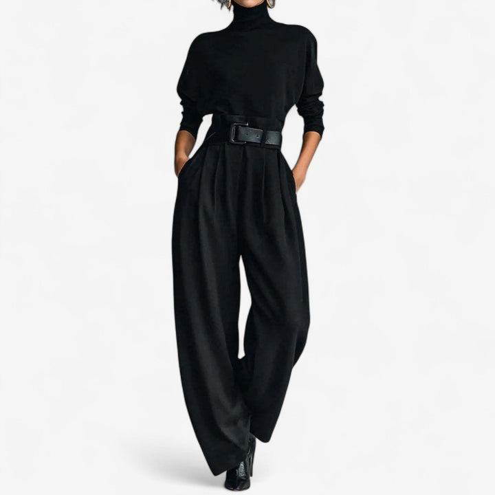 Nadia™  |  High Neck Jumpsuit