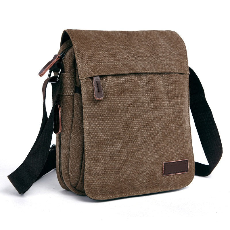 Urban style durable canvas messenger bag for men - Matthieu