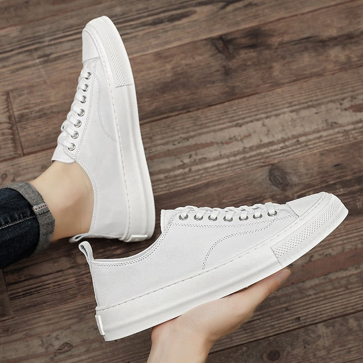 Men's Synthetic Leather Urban Style Sneakers - Yago