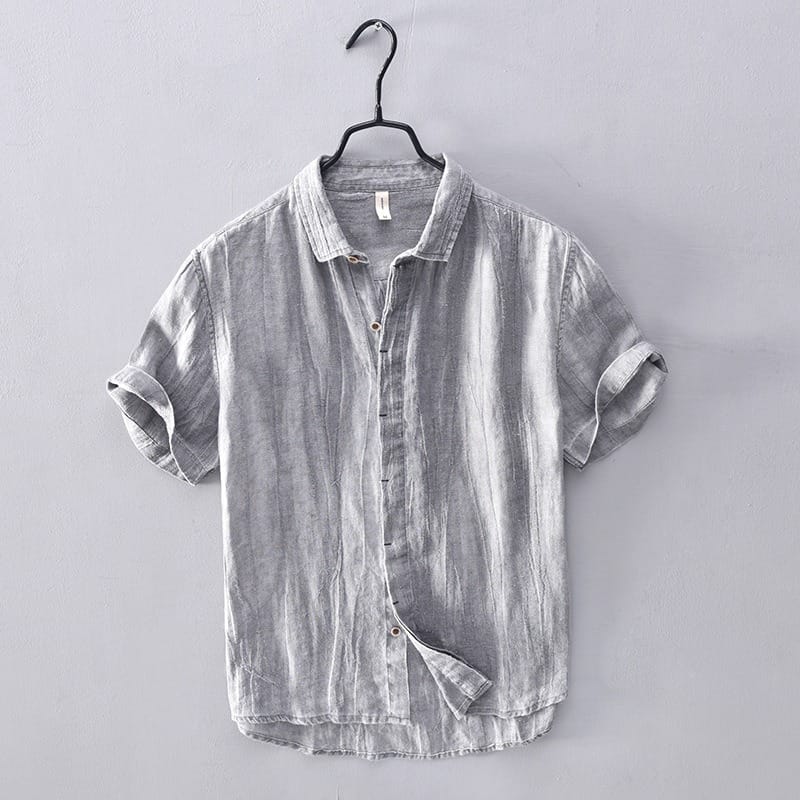 André Ferran Havana 100% Linen Shirt