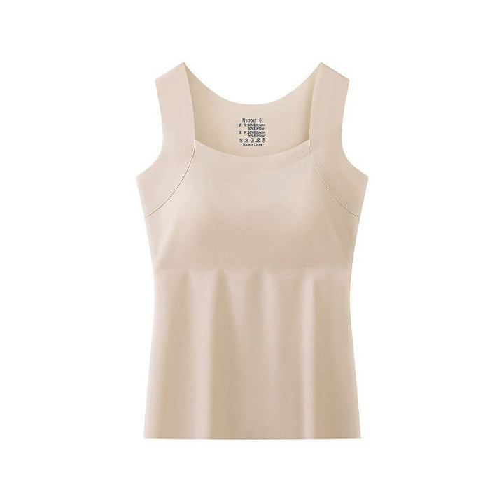 Ladies Tank Top with Built-in Bra - Soft and Comfortable Basic