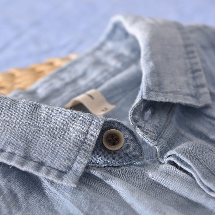 André Ferran Havana 100% Linen Shirt