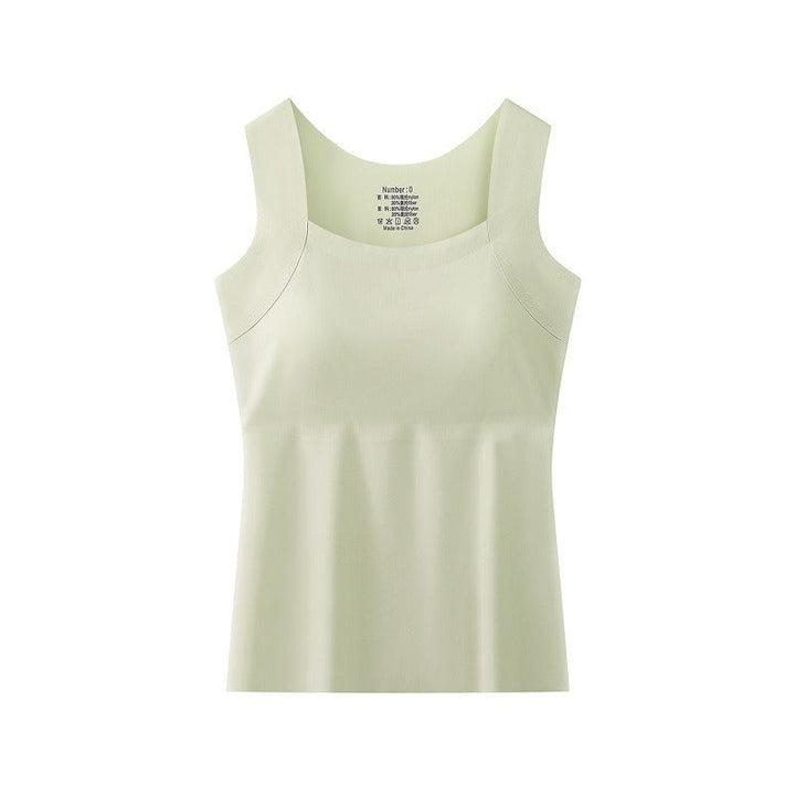 Ladies Tank Top with Built-in Bra - Soft and Comfortable Basic