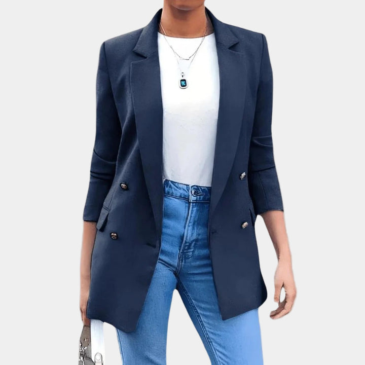 Blazer with Gold Buttons for Women