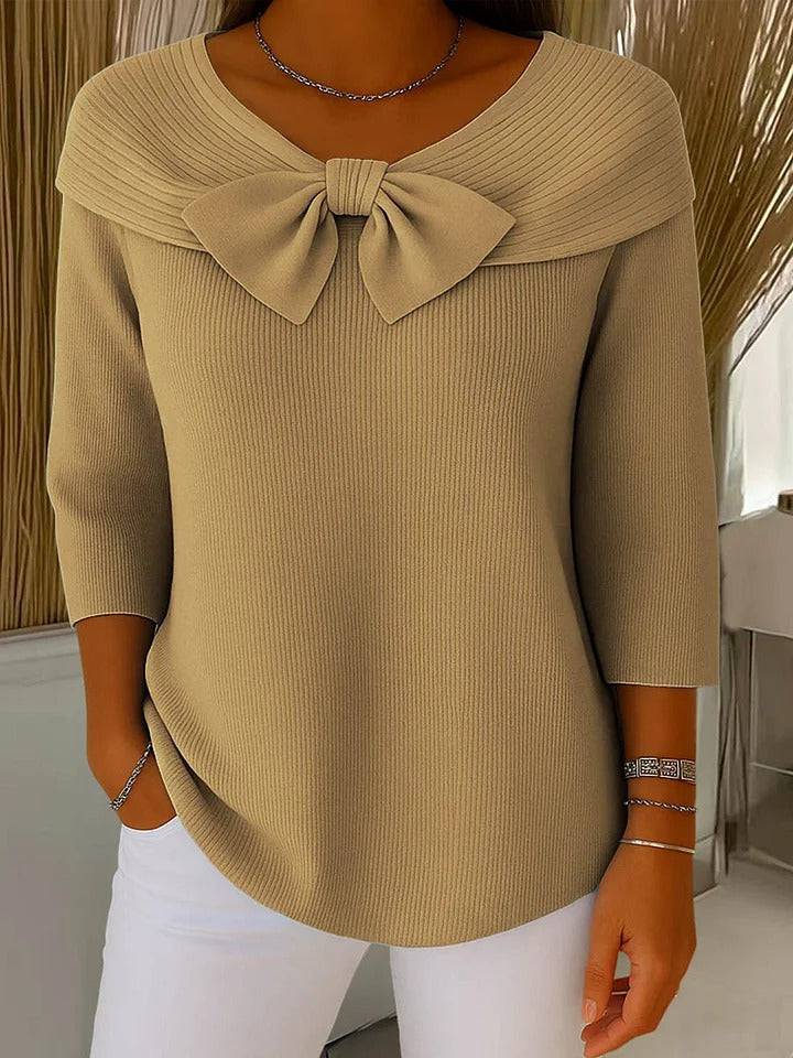 Emma & Rose sophisticated knit pullover — women's knitwear