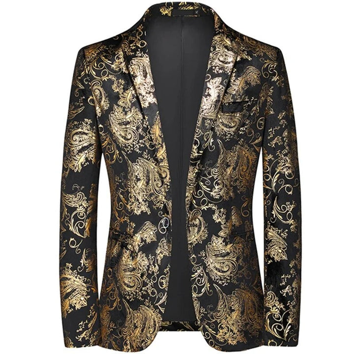 Blazer with Paisley Print for Men