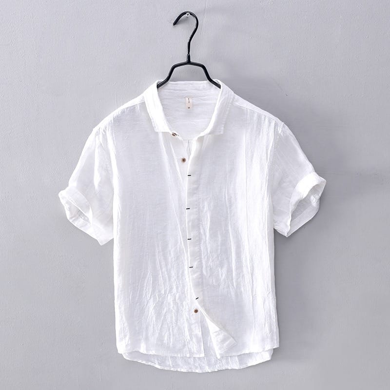 André Ferran Havana 100% Linen Shirt