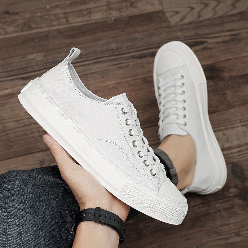 Men's Synthetic Leather Urban Style Sneakers - Yago