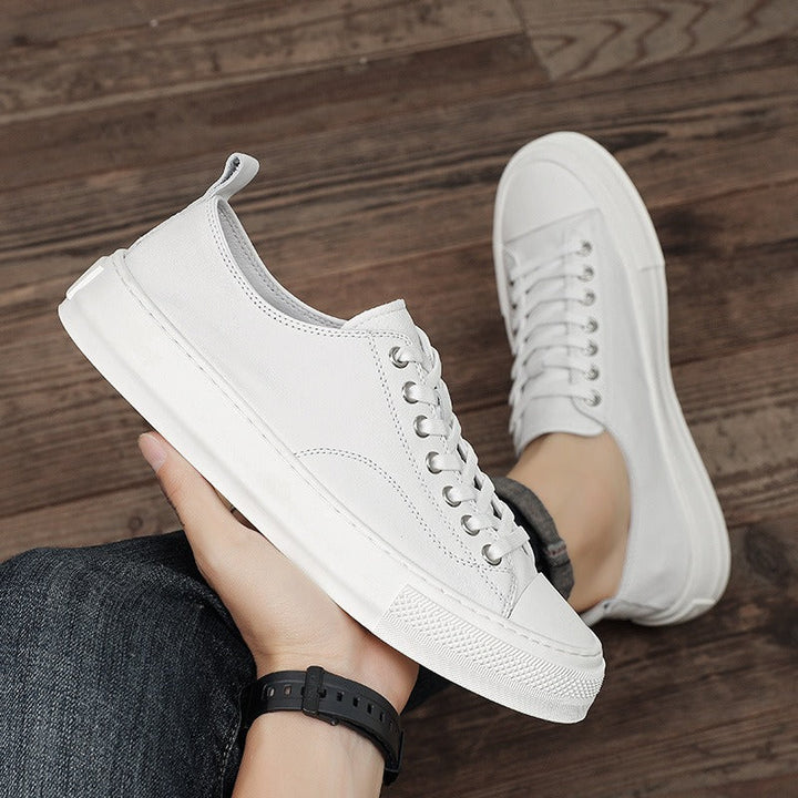Men's Synthetic Leather Urban Style Sneakers - Yago