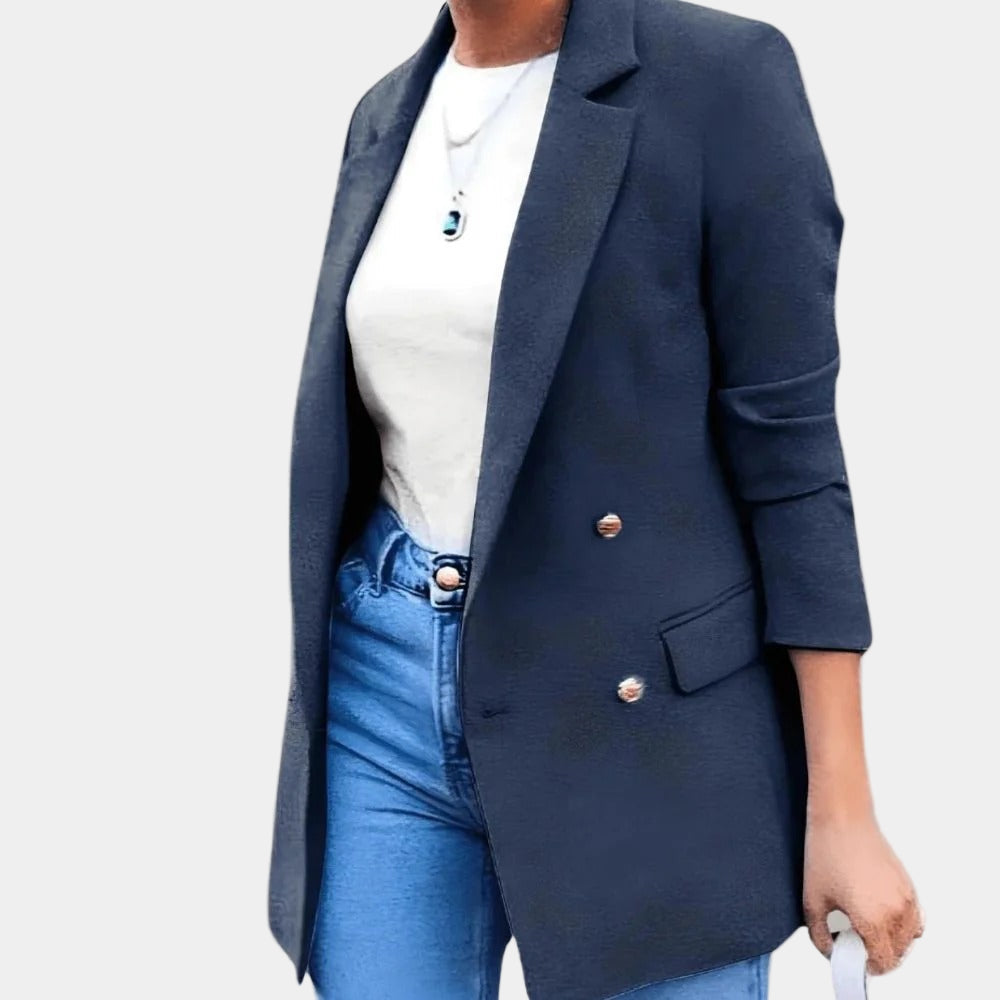 Blazer with Gold Buttons for Women