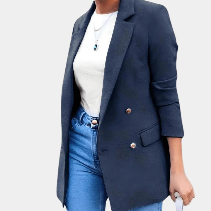 Blazer with Gold Buttons for Women