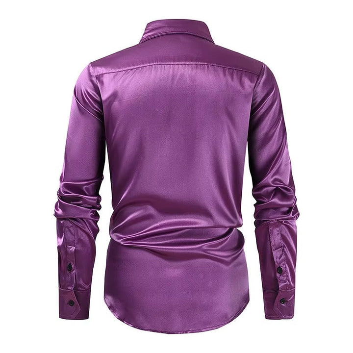 Satin Glitter Shirt for Men