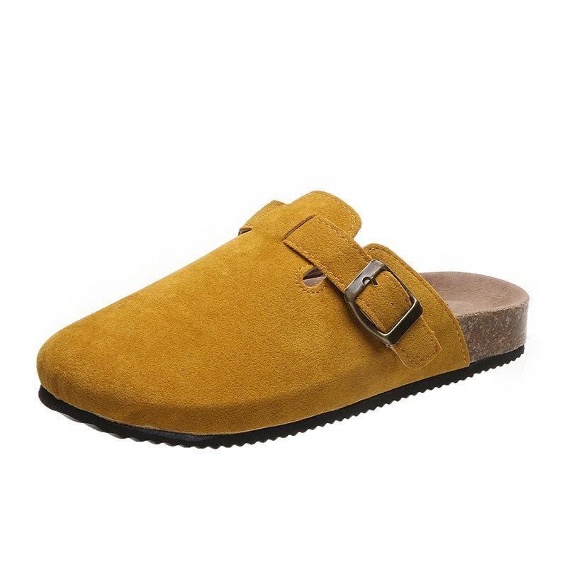 Men's Slippers with Buckle and Anatomical Footbed