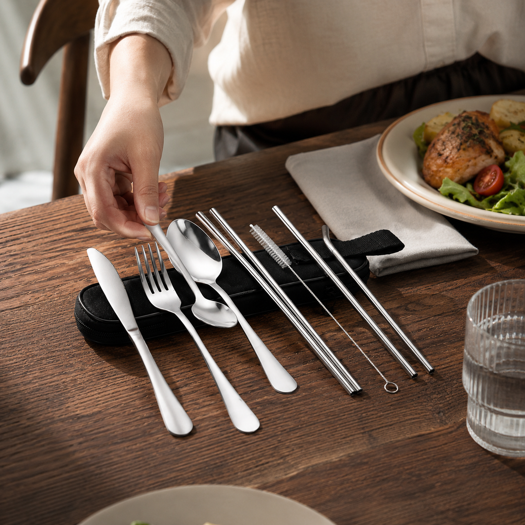 Caleb Travel Cutlery Set