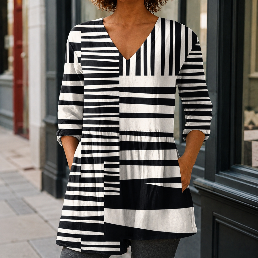 Ada-Rose V-Neck Blouse