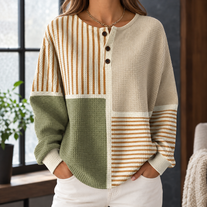 Alba-Jade Patchwork Sweater