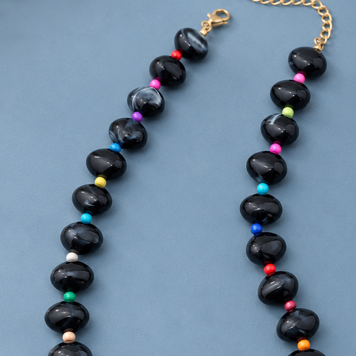 Bancroft Geometric Bead Necklace